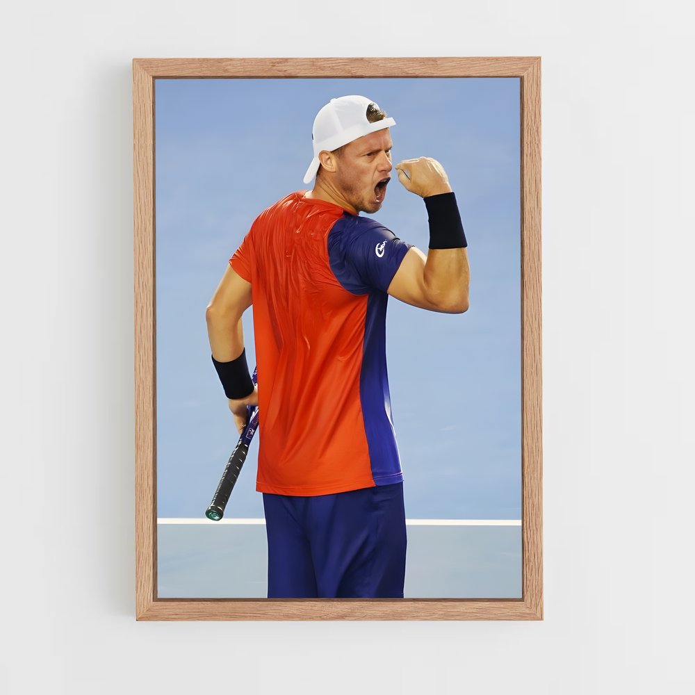 Poster Lleyton en Émotion – affiche Tennis (vue 4)